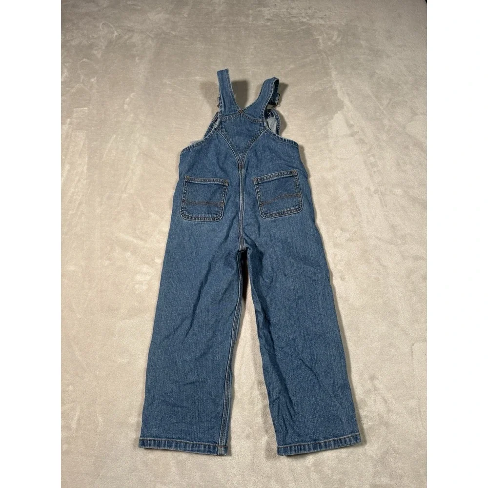 Carhartt Bib Denim Jean Overalls Kids Size 4T